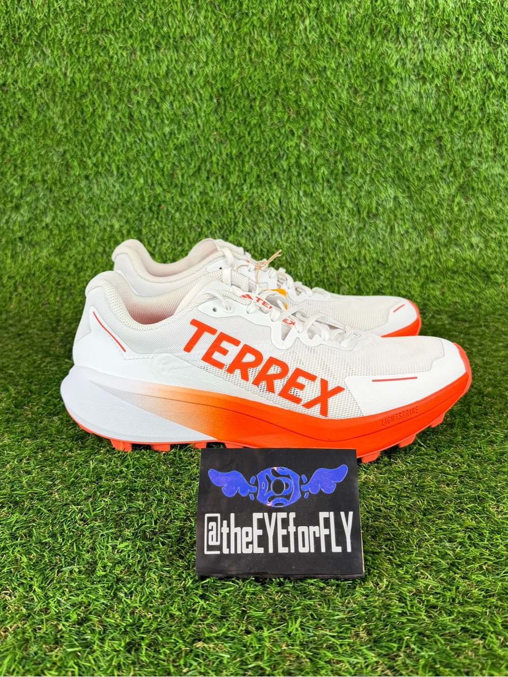 NEW adidas Terrex Agravic 3 Trail Running Shoe Orange White JI0951 Men's Size 9